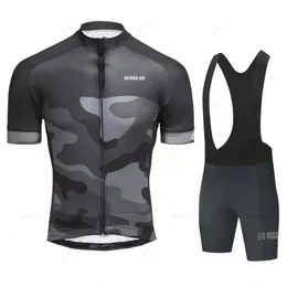 Go Rigo Cycling Jersey Set Summer Cloths Mtb Bike Shirt Shirt Mountain Bicycle Clothing Ropa Maillot Ciclismo 240311
