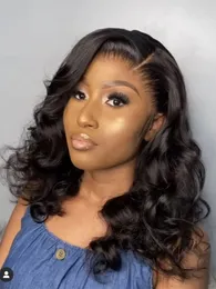 ベビーヘア4x4 Glueless Lace Closure Wig Lace Front Wigs Preplucked Loose Body Wave Short Bob Human Hair Wigs 13x4 Lace Front Wig