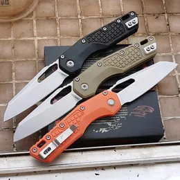 JUFULE Made MSI Deep Carry Knife Nylon Fiber Handle Mark M390MK Hunt Survival Tactical EDC Tool Folding Camping Pocket Knives