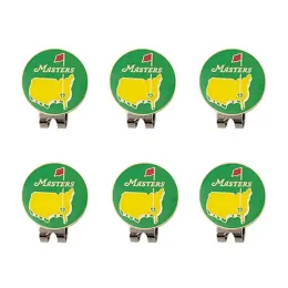 Marks 6 PCS Golf Hat Clip Clips Magnetic Golf Cap Clips متعددة أنماط Golf Ball Marker Hat Clip Gift for Golfer Golf Accessories Drop Ship