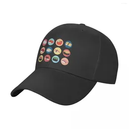 Bollmössor typer av japansk sushi baseball cap vandring hatt termisk visir för solen kvinnliga män