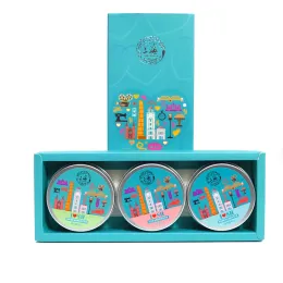 Moisturizers Shanghai Vanishing Cream Gift Set I love Shanghai Commemorative Edition Green Box Set Pack Effective Multiple Aroma Options