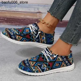 Casual Shoes Spring Women Orange Vulcanized Shoes Canvas Slip On Loafers Womens Flat Shoes Fashion Womens Walking Shoes Casual Sports Shoes Q240320