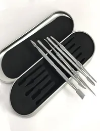 106121mm DAB Tool Kit Wax Dabber Tool Set Aluminium Box Packaging Vax Atomizer Titanium Nail Dabber Tool for Dry Herb Vaporizer P1768685