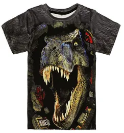 2021 DINOSAUR 3D DRIITS TSHIRTS Dzieci Streetwear Zabawny kreskówka Animal Tees Tops Boys Girls Sportswear Thirt Hara7083046