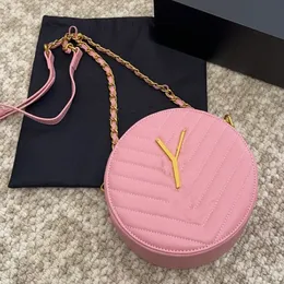 Mini borsa da toilette cosmetica Borsa per torta rotonda con una spalla Portafoglio da donna di design Borsa a tracolla Porta passaporto portatile