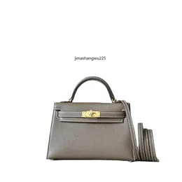 Tüm el yapımı yüksek kaliteli lüks marka çantası tasarımı kadın çantası 5a kaliteli renk CK18 Altın Donanım Fil Kül