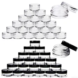 Geräte 100pcs Make -up Jar Kosmetische Probe leerer Flasche Plastik Lidschattencremesbehälter für Reisen mini tragbar 2g 3g 5g 10g 15g 20g