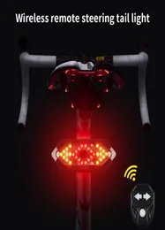 Bisiklet Işıkları Akıllı Turn Sinyal Bisiklet Talli lamşası Akıllı USB Şarj Edilebilir Arka Işık Uzaktan Kumanda LED Bisiklet Uyarı Lambası1847793