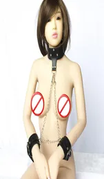 Fetisch Halsband Handfessel Handgelenk Handschellen Leder Bondage Fesseln Sexspielzeug für Paare Sex Produkte Hohe Qualität8413529