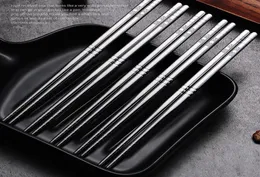 Metal Chopsticks Household High Temperature Sterilizable Nonslip Stainless Steel Chopsticks Set Kitchen Accessoriesa224791139