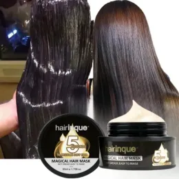 Balsam Magical Hair Mask Keratin 5 sekunder Behandling Reparationer Skador Frizzy Återställ mjuk slät näring av rak hårbottenvård