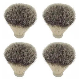 Brush 4 PCS Badger Hair Nylon rakborste Knut för män Salong Hårborttagning Skär Damm Män Ansiktsskägg Rengöringsapparat