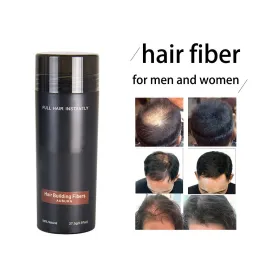 Products Professional Hair Building Fibers For Thinning Powder Hair Loss Products Fast Regrowth Natural Keratin Styling Black Dark Brown