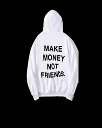 Streetwear Make Momentum Not Friends Bluet Men039s Women039s Modna druk Pullover Sudadera Homebre Black and White Swea9000914