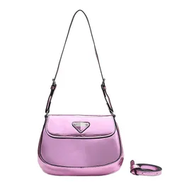Designer-Tasche im P-Stil mit glänzender Oberfläche, modische Kosmetiktasche, Messenger-Tasche, vielseitige Umhängetasche, Einkaufstasche