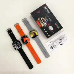 C900 Ultra Smart Watch BT5.0 Pulseira Frequência Cardíaca Pressão Arterial Oxigênio Carregamento Sem Fio Smartwatch Vários Idiomas Smartwatches Sem Fio