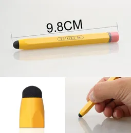 Universal Retro Pencil Stylus Pen for iPad iPhone Samsung Tablet PC Smart Phone Touch Screen Touch pen Capacitive pen Yellow6314023