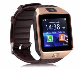 Orijinal DZ09 Akıllı İzle Bluetooth Giyilebilir Cihazlar İPhone için Akıllı Saat Kamera Saati ile İzle Simtf Slot4618413