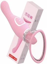 3 modalità Succhiare vibratore stimolatore del clitoride lingua leccare sextoy 7 velocità giocattoli del sesso femminile vibratori del punto G per le donne Y1912216314841