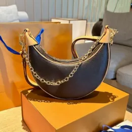 Omuz Zinciri Tote Torbaları Tasarımcı Kadınlar Alışveriş M46203 Vintage Hobo Cüzdan Crossbody Deri Çanta Çantası Siyah Bel Çantası