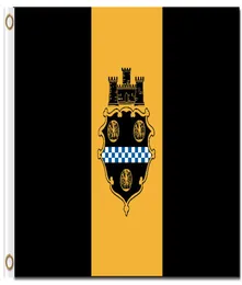 Impressão digital Bandeira da cidade de Pittsburgh 3x5 pés Banner de poliéster voando 150x90cm Bandeira personalizada de Pittsburgh2976581