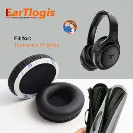 Akcesoria Eartlogis Zamiennik Earpads Zderzak dla Taotronics TTBH22 Zestaw słuchawkowy Części EARMUFF Płyta Poduszki Kubki Poduszka Pasmo głowa Belka głowy