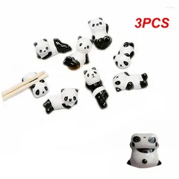 Chopsticks 3PCS Chinese Chopstick Panda Rest Creative Cute Ceramic Mat 8 Kinds Of Shape Kitchen Supplies