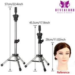 Stands Adjustable Wig Tripod Stand Hair Mannequin Training Head Holder Mini Hairdressing Clamp Hair Wig Stand Holder for Hair Cut