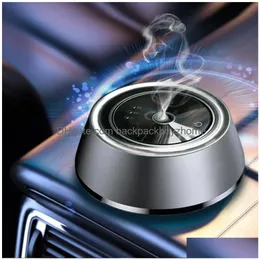 Ätherische Öle Diffusoren 1 Stück Auto Aroma Diffusor Schwarz Intelligente Düfte Aromen Hine Dufterfrischer Metall Für Home Office Drop D Dhpve