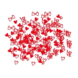 Party Decoration 200X Valentine's Day Confetti Present Box Centerpieces Paper Bulk för årsdagengagemang Inbjudningar Examen