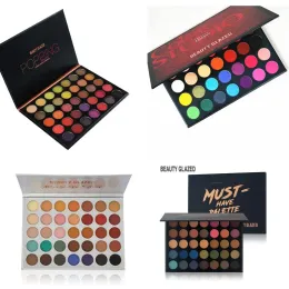 Shadow 35 Kolor Shimmer Glitter Shadow Paleta Matt cień do powiek paleta makijaż makijaż Brochas maquillaje Profesional Pinceaux Maquillage