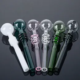 Mini Pipe Oil Burner Double Burner Pipes 35mm Heady Skull Glass Pipe Pyrex Heady Glass Reting Pipes SW39