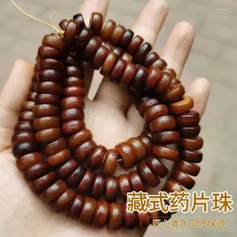 Strand Tibetan Yak Bone Old Beads Tablet 108 Ethnic Style Wholesale Bracelet