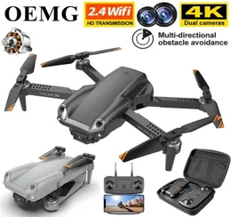 OEMG Z608 RC DRONE 4K 1080P HD Geniş Açılı Kamera WiFi FPV Gerçek Zamanlı Şanzıman Helikopter Katlanabilir Quadcopter Dron Toys 2110276797712143