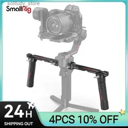 Stabilizers SMALLIG Adjustable Handle Dual Handle for DJI RS 2/RSC 2/RS 3/RS 3 Pro Universal Joint Handheld Stabilizer Monitor Installation Q240319