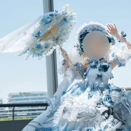 Parasol lolita Wedding parasol Pography koronka luksus sztuka dziewczęca wisiorek lato kawaii biżuteria ombrelles mariage słoneczny anioł