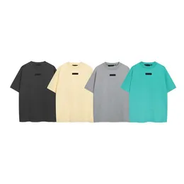 T-shirt da uomo 24ss Essentials 9a Collezione Nuova T-shirt in tinta unita T-shirt moda uomo ultra sottile Migliore qualità 1 1 T-shirt da strada per abbigliamento J240319