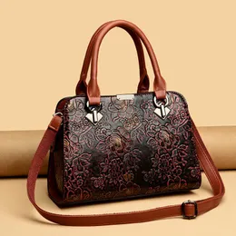 10AA Qualidade Novo Designer Mulheres Macio Bolsas De Couro De Luxo Feminino Ombro Crossbody Bag Grande Capacidade Bolsa Vinho Preto Bolsa De Ombro