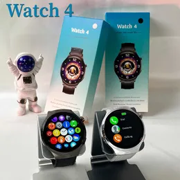 Diğer Elektronik 2024 Yeni Ürün Sürümü Watch4 Yuvarlak Ekran Smartwatch HD Tam Touch Bluetooth Çağrı J240320