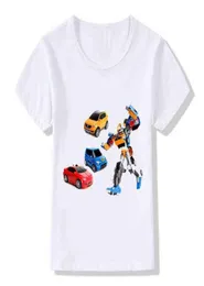 2020 crianças tobot impressão engraçado camisetas crianças verão topos meninos meninas roupas de manga curta casual da criança do bebê camisetaooo2179 g27171856103