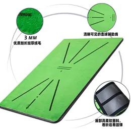 Aids Golf Training Mat Swing Detection Batting Analysis Correct Swing Path Hitting Mat Shock Absorbent Rubber Soft Base In Outdoor