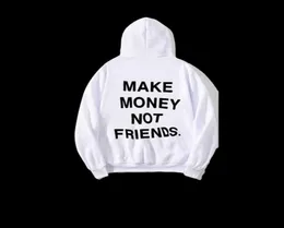 Streetwear Make Momentum Not Friends Blue Men039s Women039s Modna druk Pullover Sudadera Homebre Black and White Swea4488887