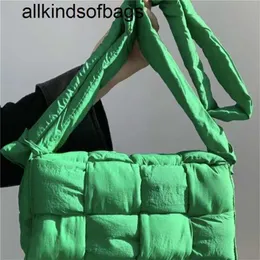 Women Crossbody Bag Cassettes Bottegvenetas Tlein Sheepsin 7a Skórzanie i dół VStyle Sponge jedno ramię prosty i wszechstronny styl dla mężczyzn i kobiet au