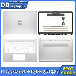 Чехол для ноутбука HP 14-DQ 14-DR 14S-DR 14S-FR 14S-FQ TPN-Q221 Q242 Задняя крышка ЖК-дисплея Передняя панель Петли Нижняя часть корпуса Верхний корпус 240307