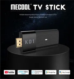 Mecool KD1 스틱 Amlogic S905Y2 TV Box Android 10 2GB 16GB 지원 Google Certified Voice 4K 24G 5G WiFi BT Dongle DHLA342479447