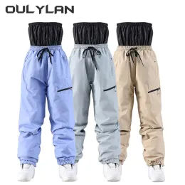 Buty nowe 2024 Cool Ski Pants Mężczyźni kobiety Windorpood Waterpood Snow Spodni zima super ciepłe sporty na świeżym powietrzu sporne snowboardowe spodnie