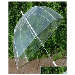 Paraplyer stor klar söt bubbla djupt kupol paraply skvaller tjej vindmotstånd5475697 droppleverans hem trädgård hushåll sundries dhzza