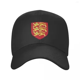 Bollkåpor Custom Royal Arms of England Baseball Cap Men Kvinnor Justerbara pappa Hat Streetwear