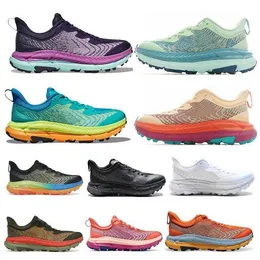 Tênis de corrida Mens Mulheres One One Mafate Speed 4 Night Sky Orchid Cerâmica Diva Azul Multi Color Todo Gênero 2024 Zapatos Trainer Sneakers Tamanho 5.5 - 12